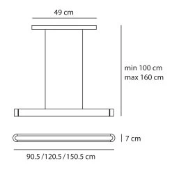 Artemide Talo Sospensione 150 LED -Artemide Store 003 Artemide Talo 150 LED skizze cc1f12f2c82b8a8a7d6aee7111523594