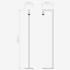 Astro Ravello Floor Drum 420 Stehleuchte -Artemide Store 003 Astro Ravello Floor Drum 420 Stehleuchte technische Zeichnung 004523e9b80906076476741f7646734b