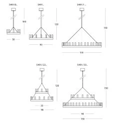 FontanaArte Chandelier Sospensione Grande/XXL 8 FontanaArte Chandelier Sospensione Grande/XXL -Artemide Store 003 FontanaArte Chandelier Pendel technische Zeichnung f2f0034fbbf253199befccc390245320