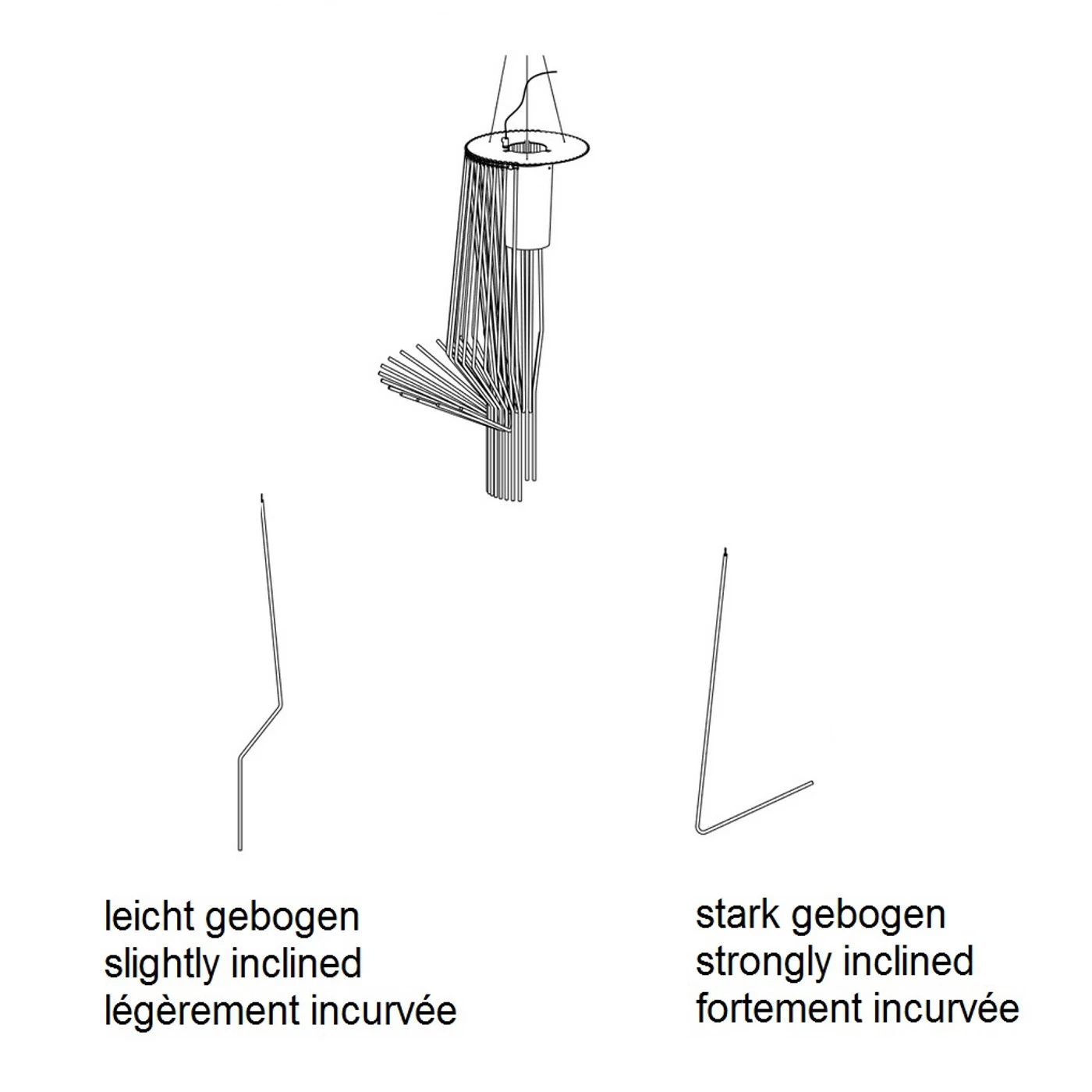 Foscarini Allegretto Assai Ersatz-Stab Typ 1 Und Typ 2 5 Foscarini Allegretto Assai Ersatz-Stab Typ 1 Und Typ 2 – Bild 3