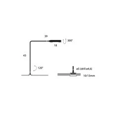 Lumina Flo Grommet F46 -Artemide Store 003 Lumina Flo Grommet F46 Tisch technische Zeichnung dd138909e00e214c65c6904ec22eaccd