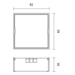 Nimbus Zen On -Artemide Store 003 Nimbus Zen On Wand technische Zeichnung 30fa98247eb3957dbf65fe4d91d3f9c1