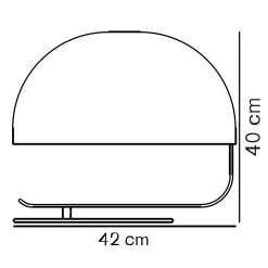 Oluce Zanuso 275 -Artemide Store 003 Oluce Zanuso 275 Tisch technische Zeichnung 62da2dbd0df461ca449264f864f564e9