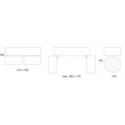 Lumexx Easy Double -Artemide Store 003 lumexx easy double skizze 1e9bafe9ed36a83975ae097c24e749f5
