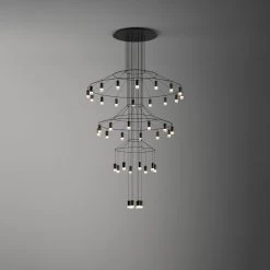 Vibia Wireflow Chandelier 0378 -Artemide Store 005 Vibia Wireflow Chandelier 0378 Kronleuchter total 90971 schwarz 26fbea23722f35843970ac22ffee2c38