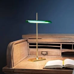 Flos Goldman -Artemide Store 006 Flos Goldman LED Tisch ambient 77839 messing gruen 9071212dbb79d51111f799ead7278076