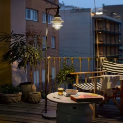 Marset Santorini Floor -Artemide Store 02 Marset Santorini Floor On A Terrace ed63095977a61cbaf91e72ea16adf2ed