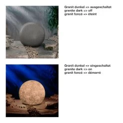 Moonlight 750 Mm MAG Vollkugel Mit Aufschraubsockel -Artemide Store 1001 Moonlight Oberflaechen Einzeln Granit Dunkel e93f0859755c1884e5af010435cbd633