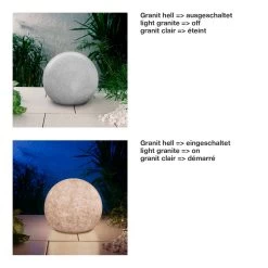 Moonlight 550 Mm MFL Vollkugel Mit Flexiblem Sockel -Artemide Store 1002 Moonlight Oberflaechen Einzeln Granit Hell dba2d0e09f00c3eefce91cd529b5f857