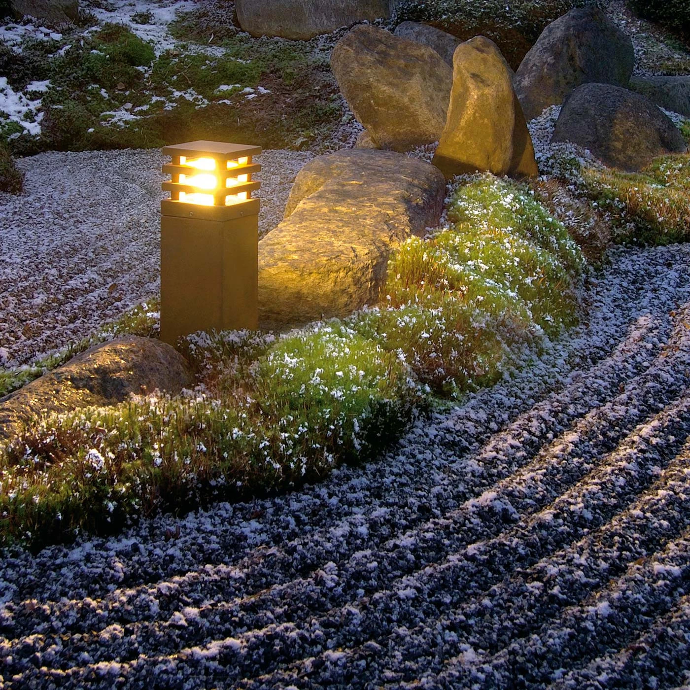 SLV Rusty Square Pollerleuchte 4 SLV Rusty Square Pollerleuchte – Bild 2