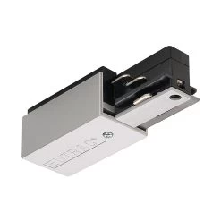 SLV Eutrac Endeinspeiser Für 3 Phasen-Aufbauschiene, Erdungsanschluß Rechts